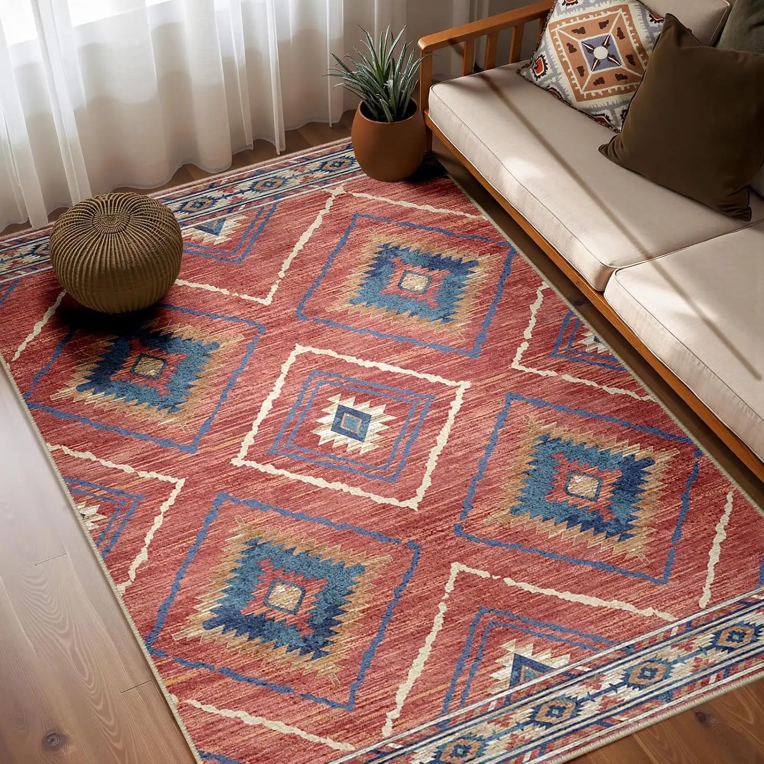 Southwestern Washable Area Rug — WESTMERE