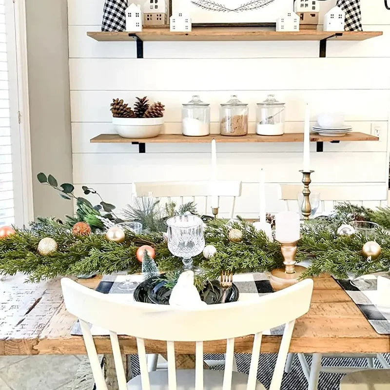 6.2-Foot Real-Touch Norfolk Pine Garland