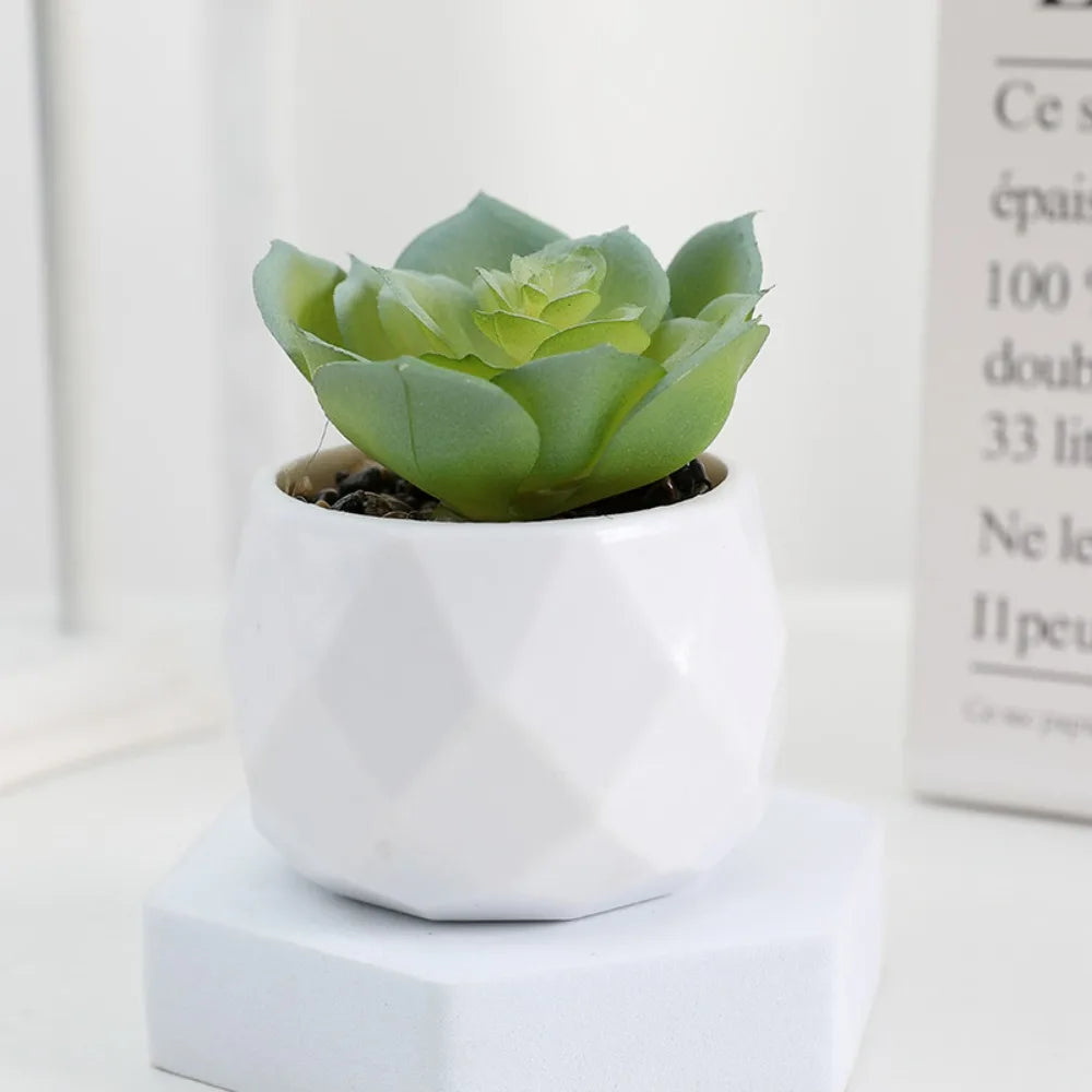 Lifelike Faux Succulent Arrangement