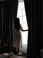 Fully Blackout Curtains, Hook Type Bedroom, Living Room, Thermal Insulation, Balcony, Sun Protection, Sunshade Fabric