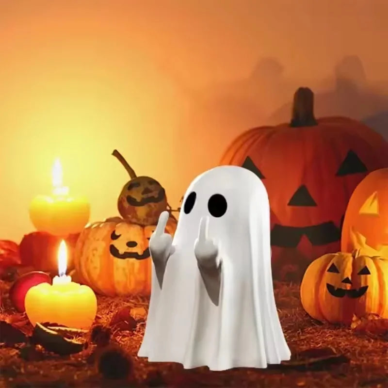 Glow-in-the-Dark Cheeky Ghost Statue — WESTMERE