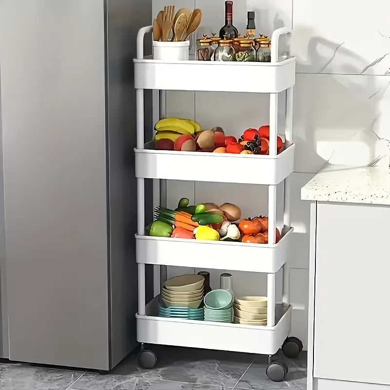 4-Tier Rolling Storage Cart