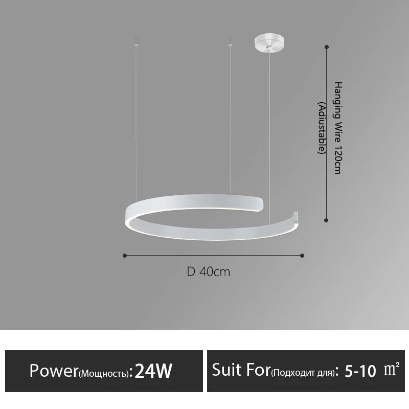 Ring LED Chandelier