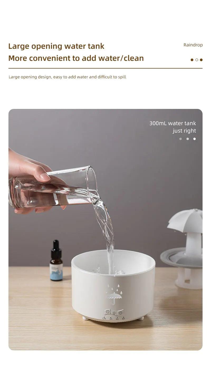 Remote-Control Rain Cloud Diffuser