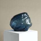 Rock-Texture Luxury Glass Vase