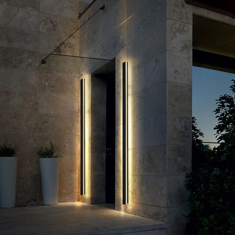 Long Waterproof Outdoor LED Wall Light