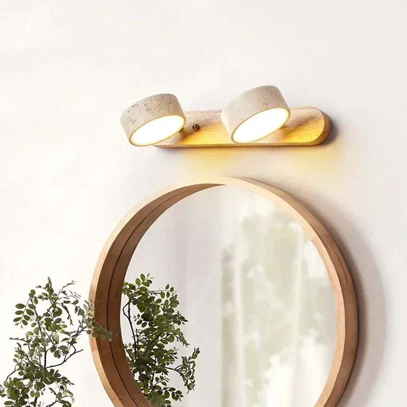 Travertine Wabi-Sabi LED Wall Light