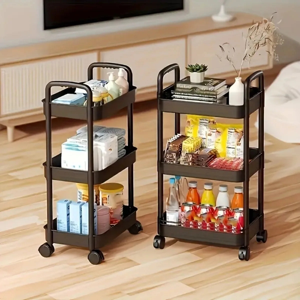 4-Tier Rolling Storage Cart