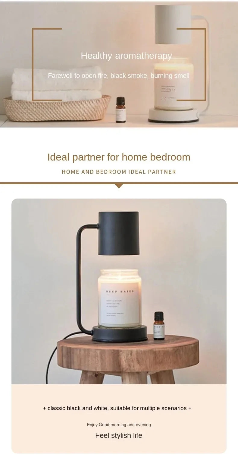 Korean-Style Candle Warmer Lamp
