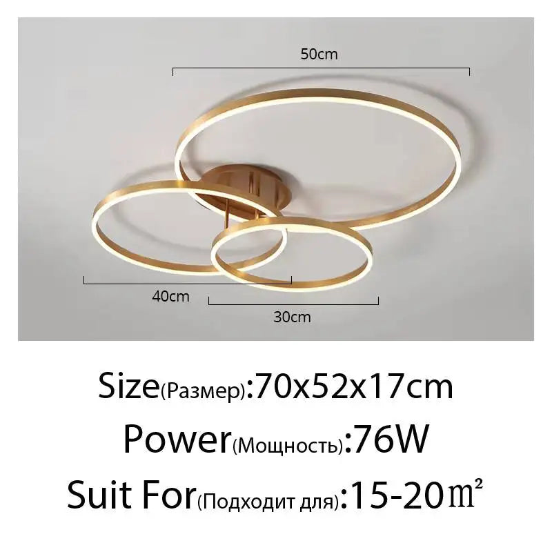 Circle LED Chandelier