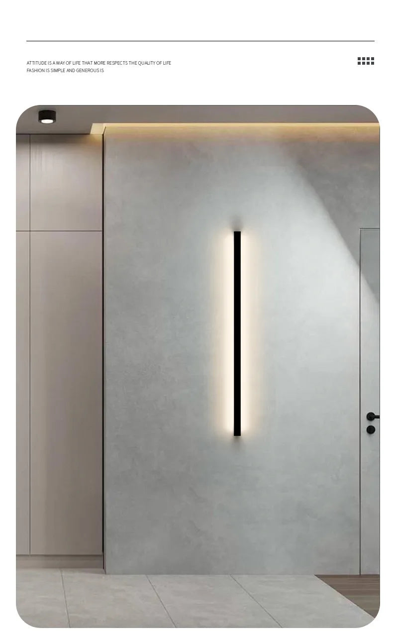 Luxury Linear Wall Sconce