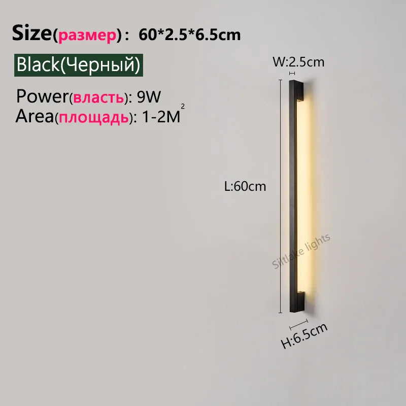 Long Mount LED Wall Light