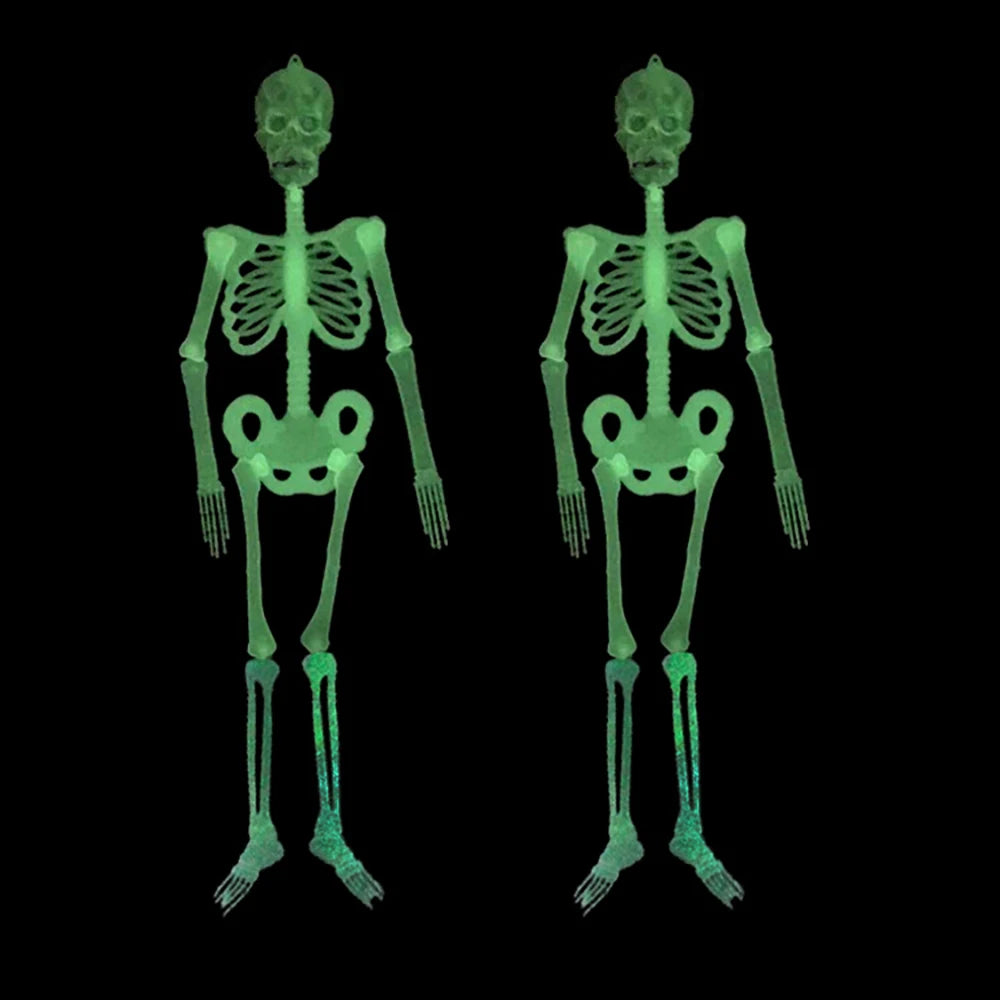 Glow-in-the-Dark Hanging Skeleton