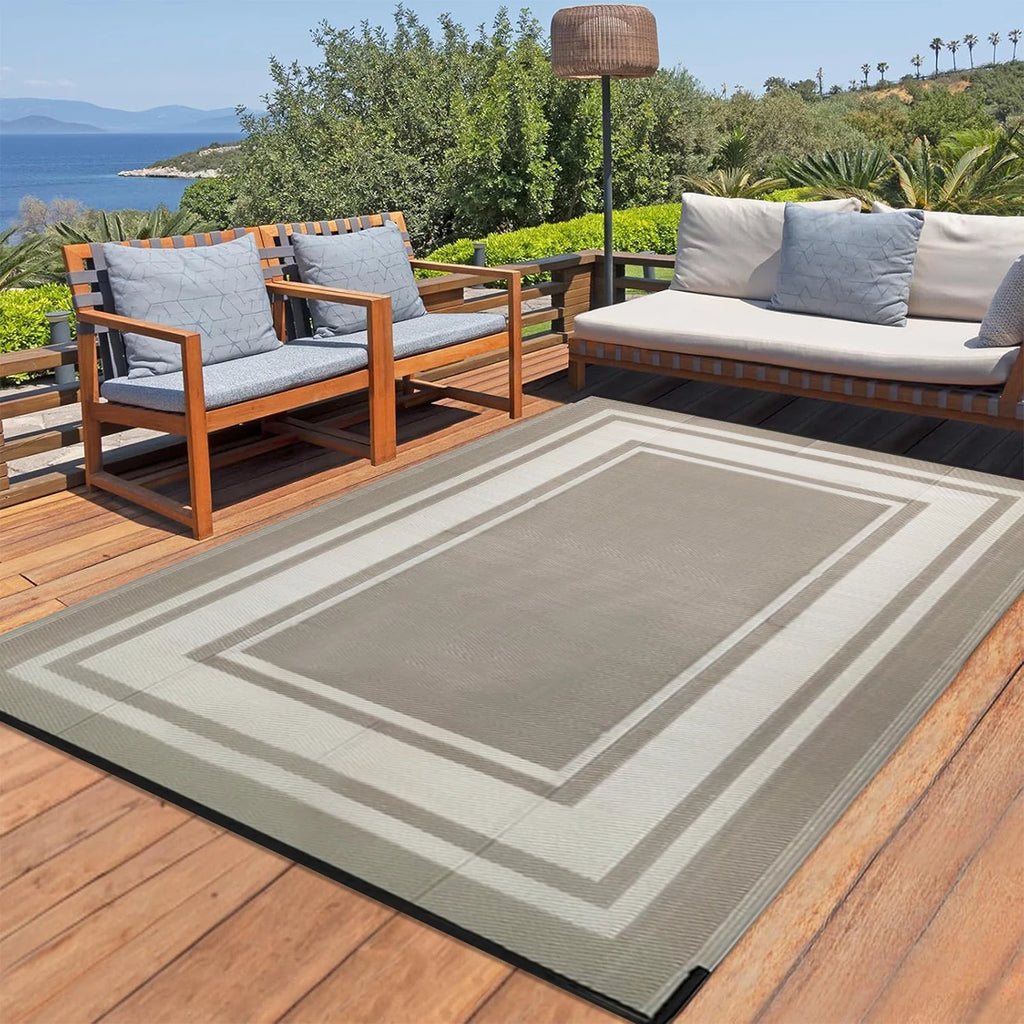 Reversible Woven Patio Rug