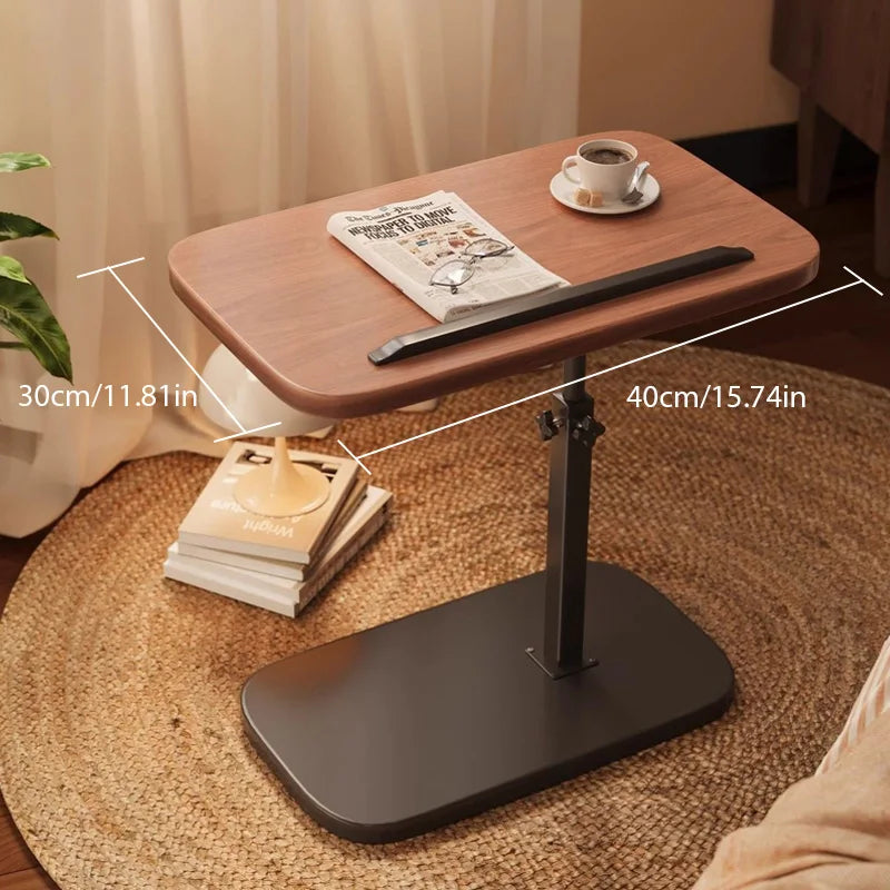 Adjustable C-Shaped Sofa Table