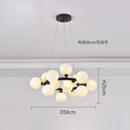 Glass LED Chandelier