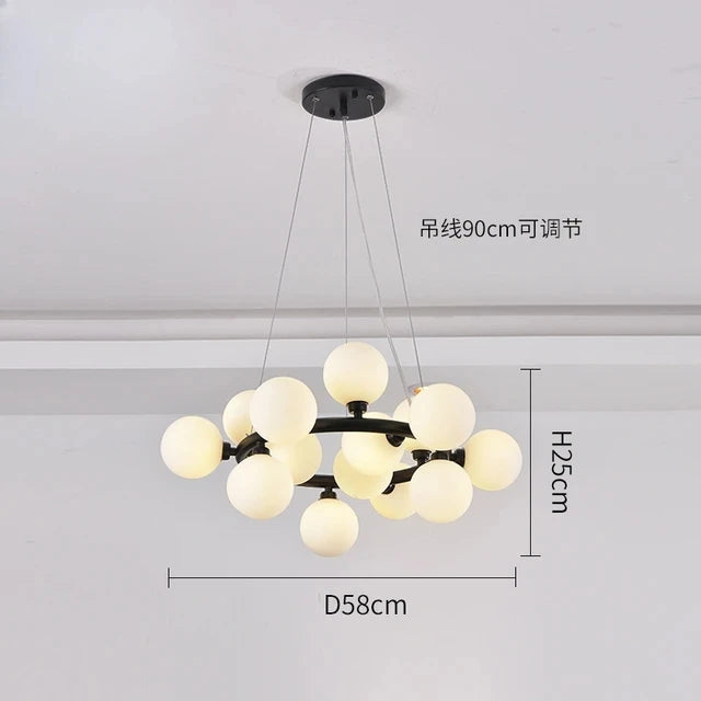 Glass LED Chandelier