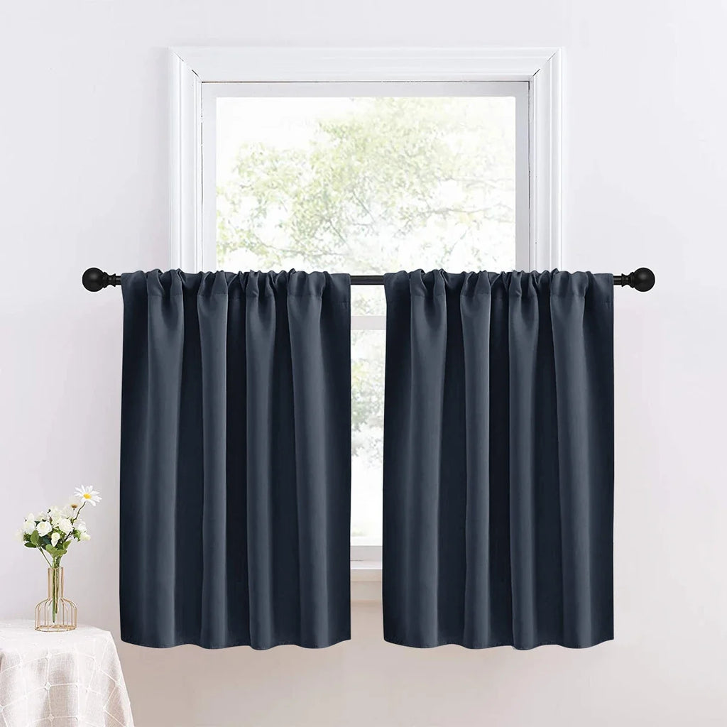 Short Blackout Kitchen & Bathroom Curtain