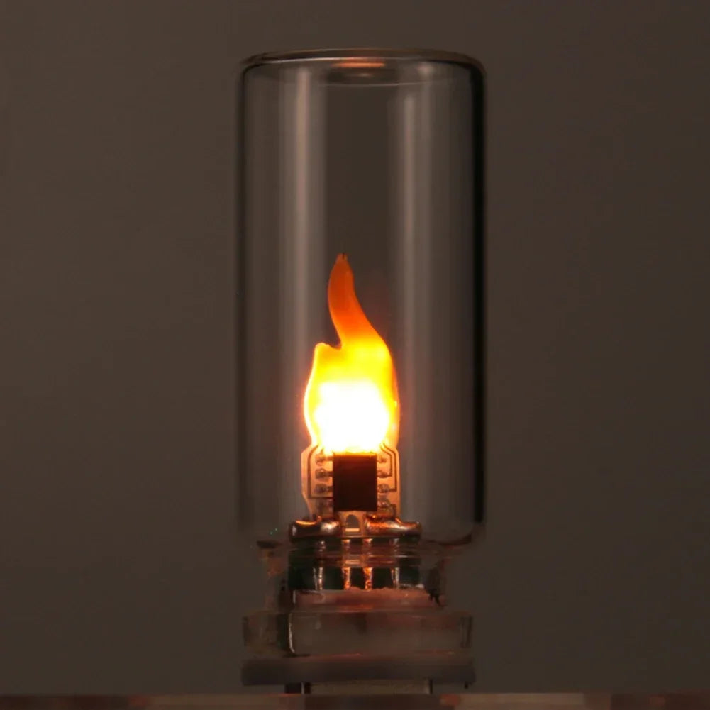 USB Flickering Glass Flame Light