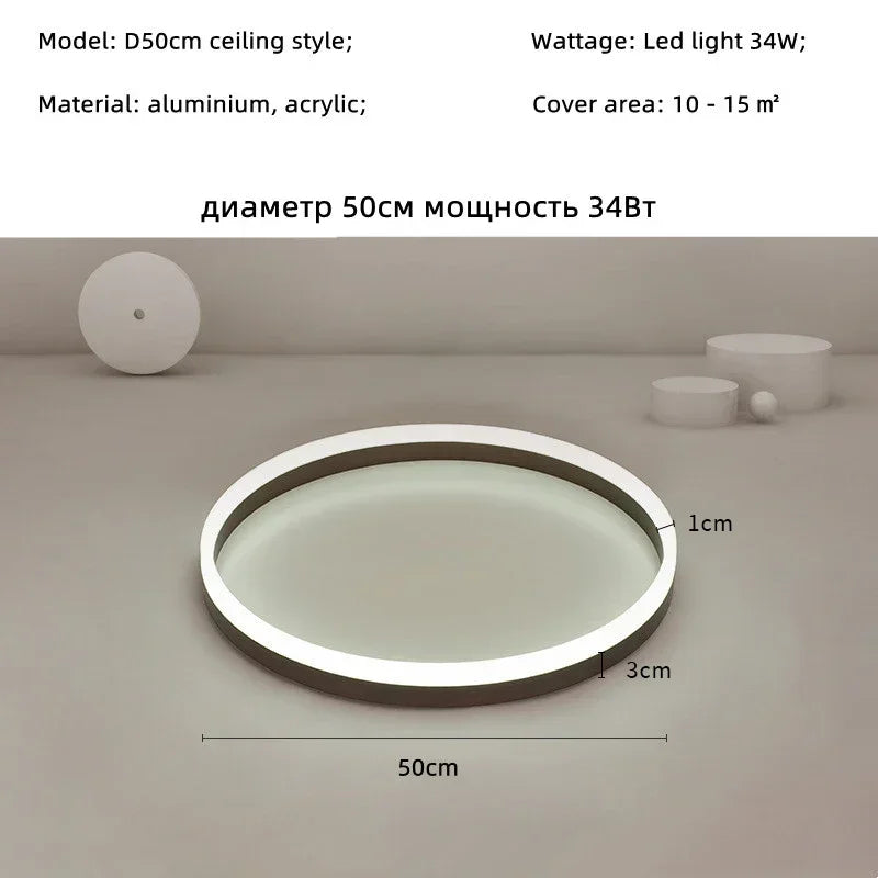 Acrylic Dimmable LED Chandelier