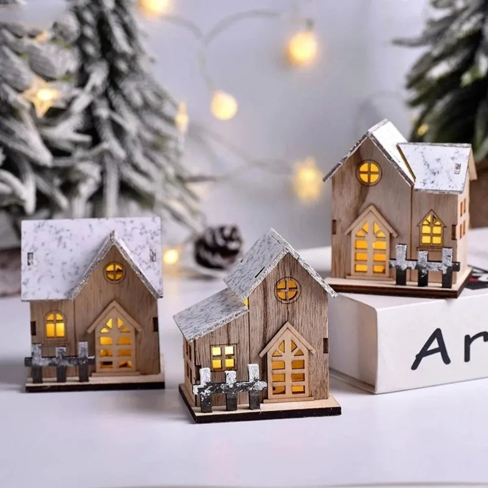 Wood LED Christmas Decor