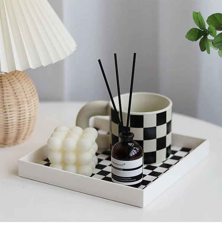 Checkerboard Desktop Valet Tray
