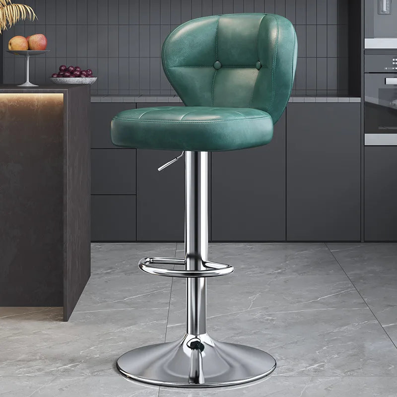Adjustable Swivel Bar Stool