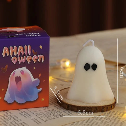 Halloween Ghost Candle Atmosphere Home Modeling Wax Set Ghost Premium Gifts Aromatherapy Home Decoration Gifts