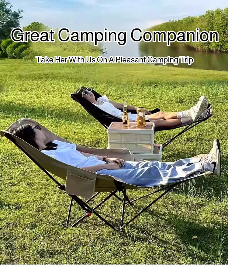 Folding Recliner Chair with Leg Rest