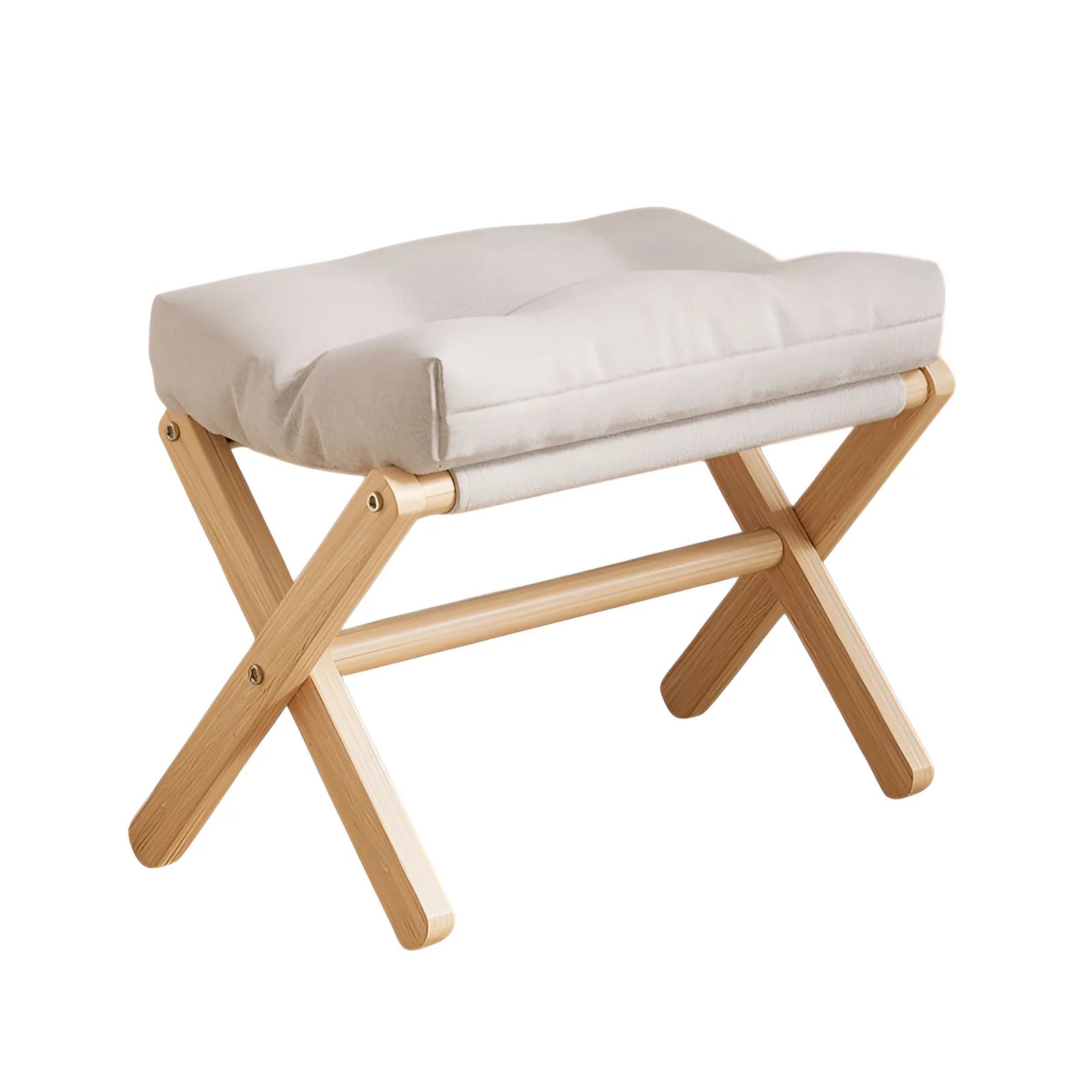 Folding Upholstered Footstool