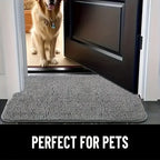 Absorbent Microfiber Muddy-Paw Door Mat