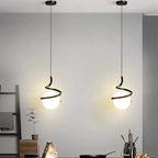 Modern LED Pendant Lights Indoor Lighting Glass Hanging