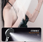 15CM Big Panel High Pressure Shower Head With Filter 3 Modes Large Flow Spray Nozzle Rainfall Shower Faucet Bathroom Accessories
