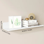 No-Drill Floating Bathroom Shelf
