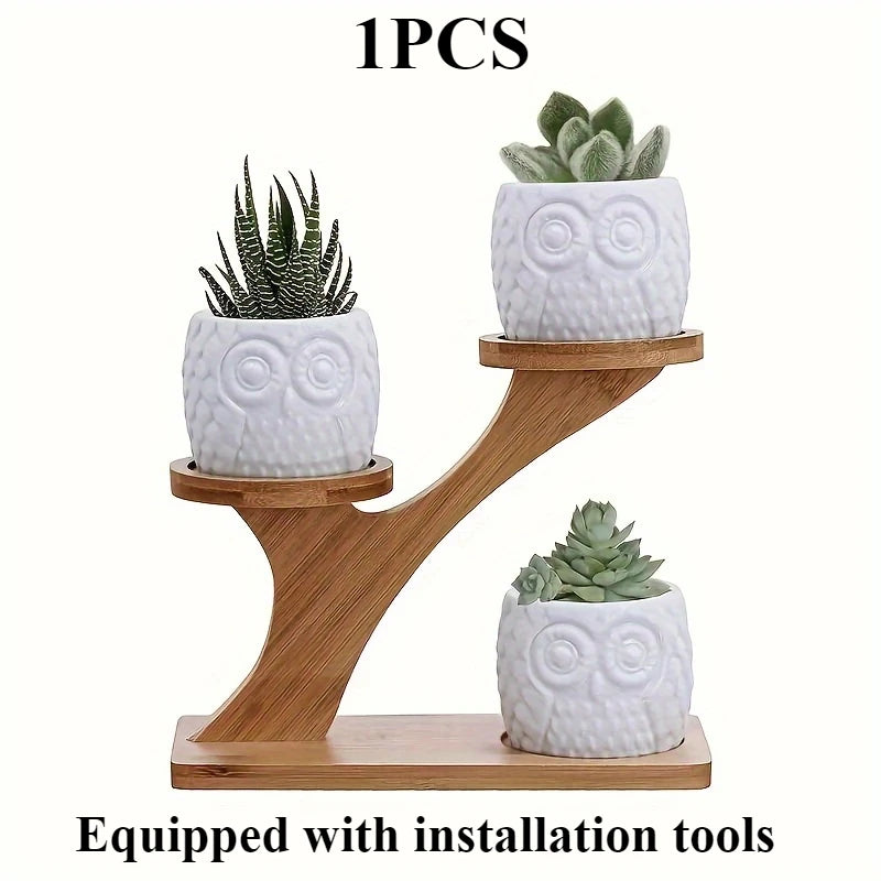 Bamboo Indoor Plant Stand