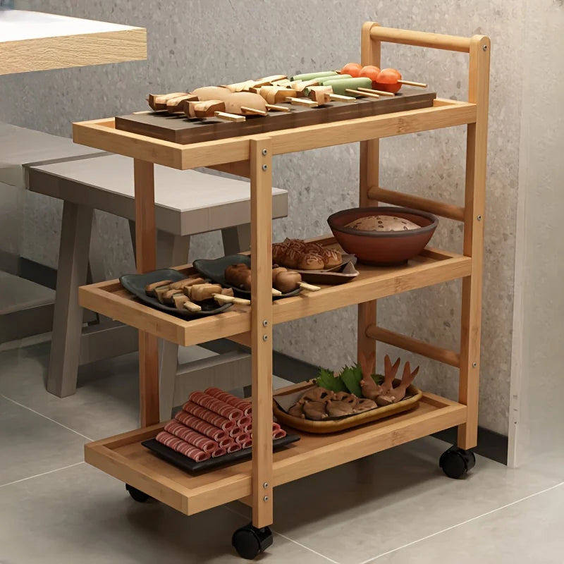 Rolling Kitchen Serving Cart