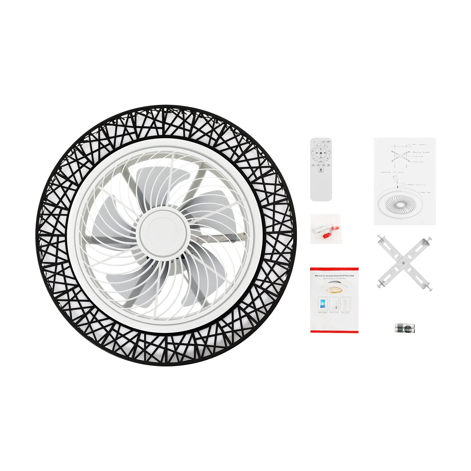 Speed LED Ceiling Fan with Light