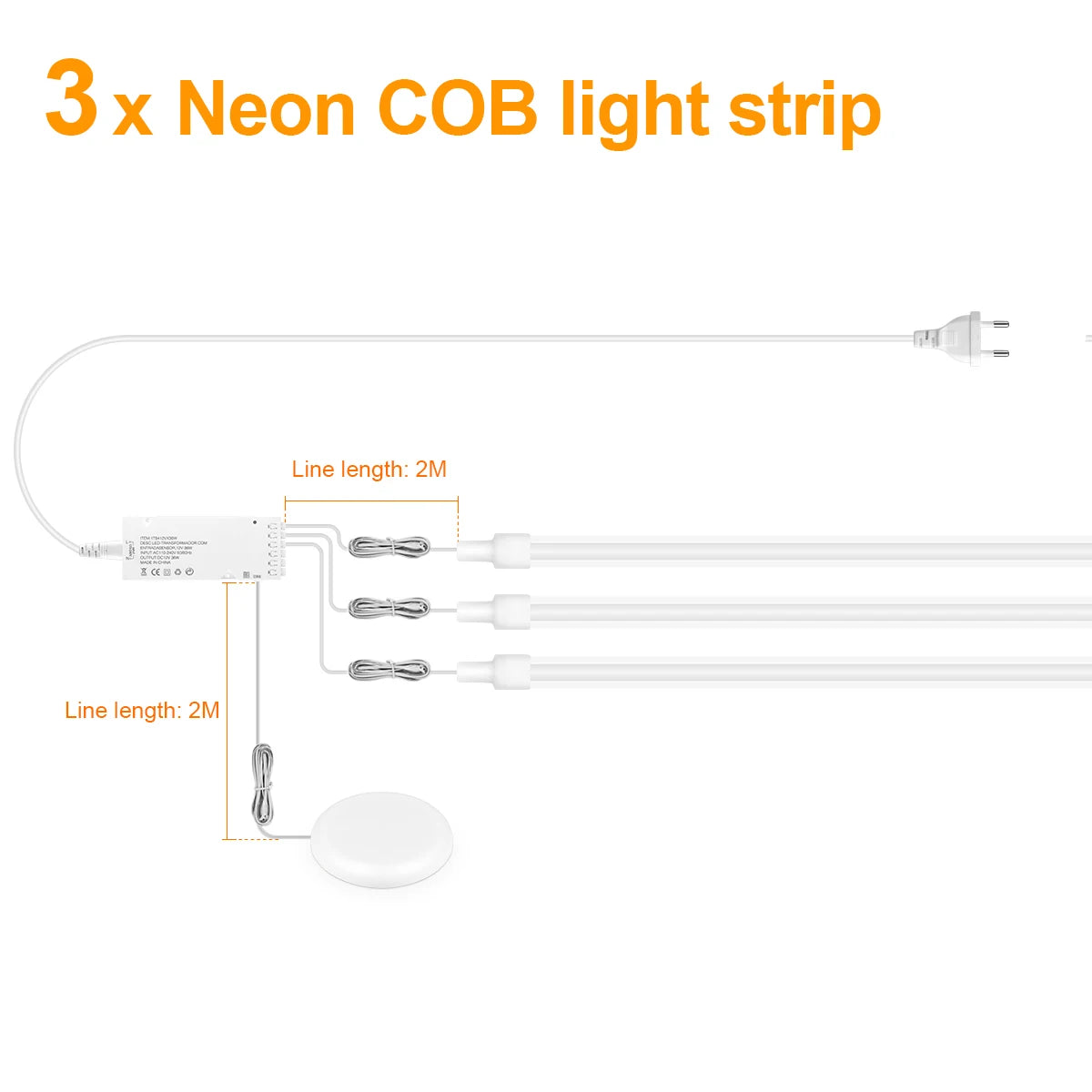 Acoustic Wall Panel LED Light Kit