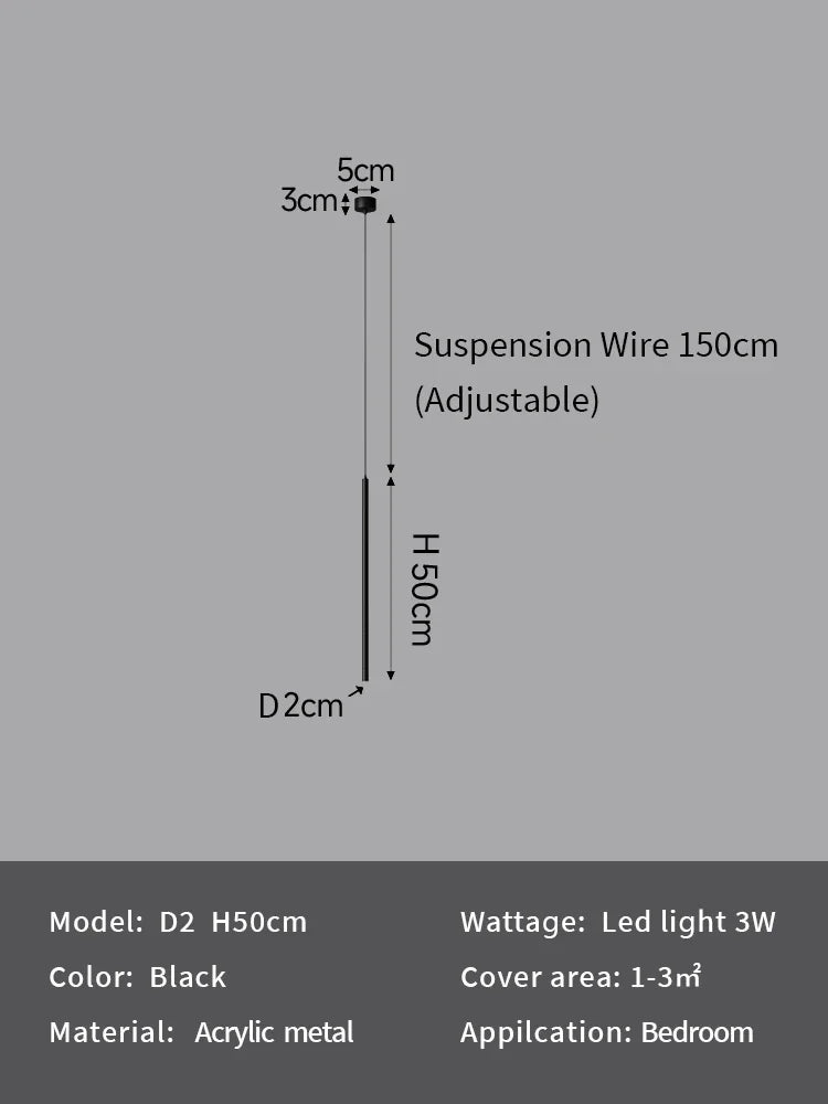 Longer LED Pendant Light