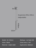 Longer LED Pendant Light