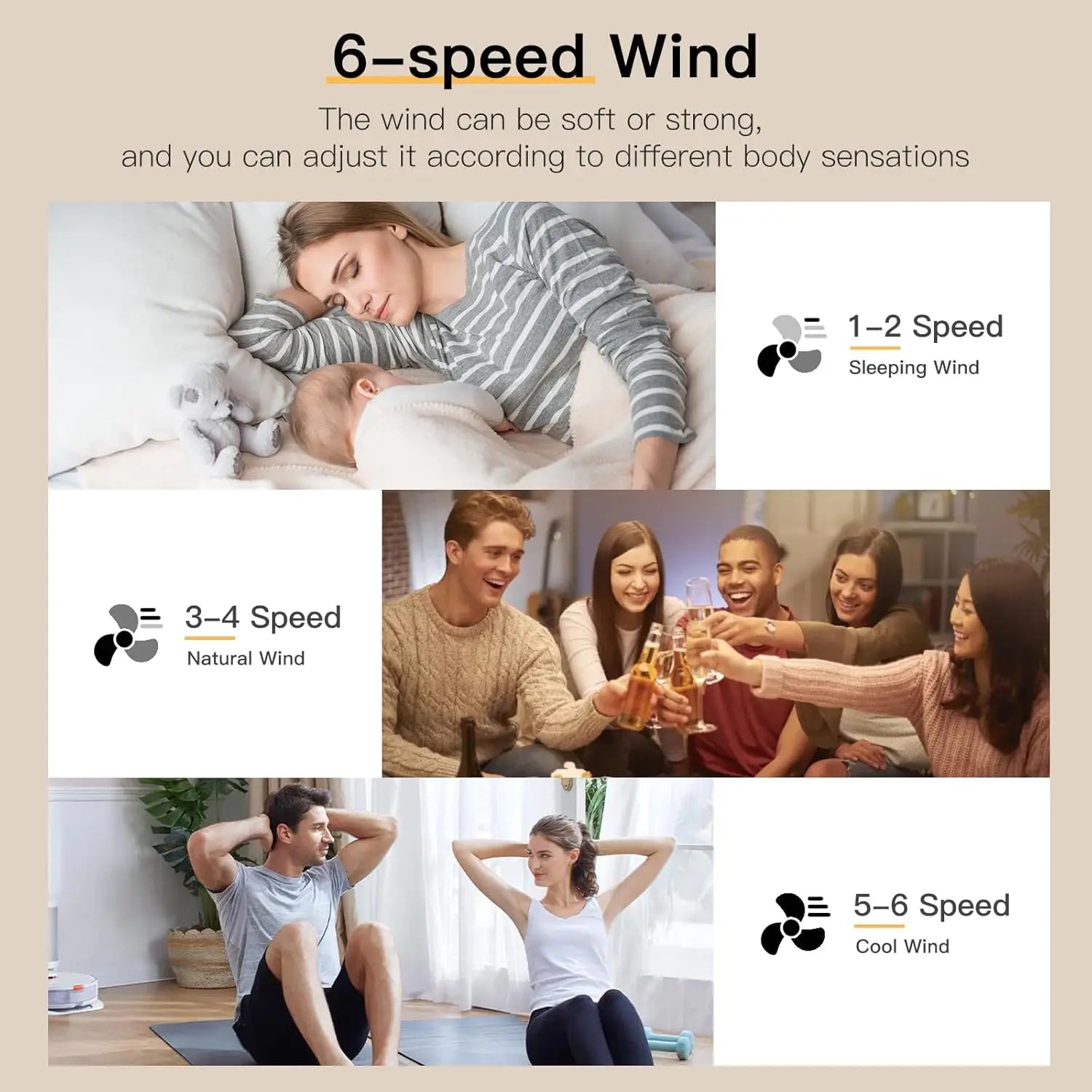 Invisible LED Ceiling Fan with Light