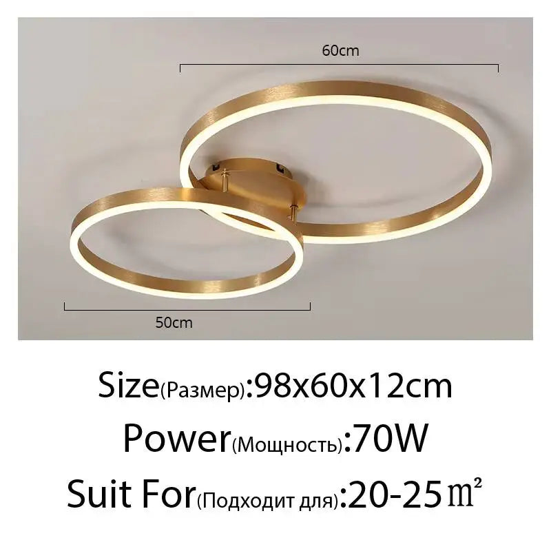 Circle LED Chandelier