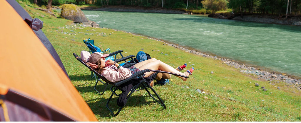 Set of 2 Zero-Gravity Outdoor Recliners