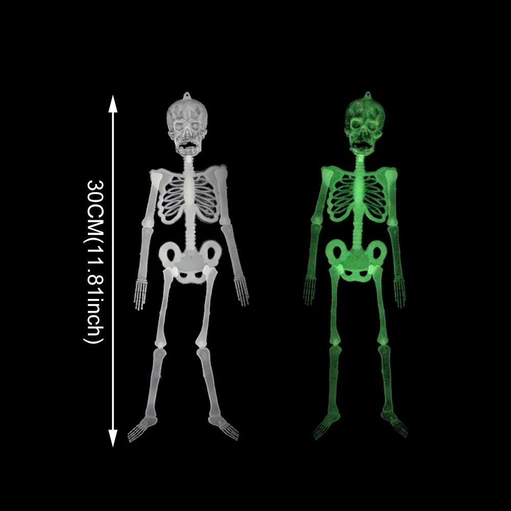 Glow-in-the-Dark Hanging Skeleton