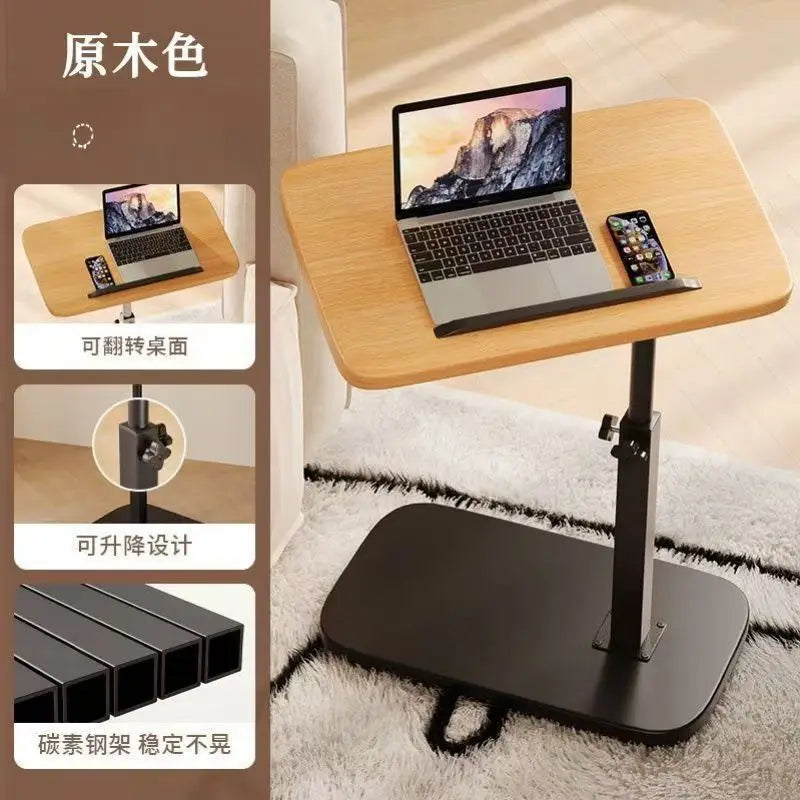 Solid Wood Adjustable Height Table
