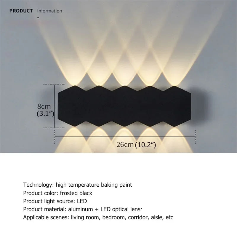 Bright Waterproof Outdoor Wall Light