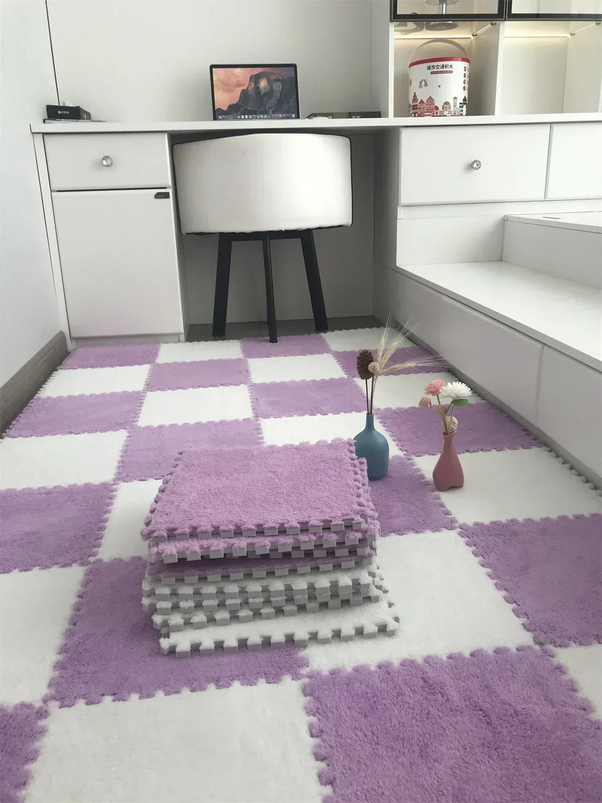Interlocking Plush Kids Play Mat