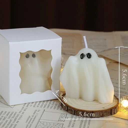 Halloween Ghost Candle Atmosphere Home Modeling Wax Set Ghost Premium Gifts Aromatherapy Home Decoration Gifts