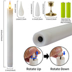 Flameless LED Taper Candles with Remote