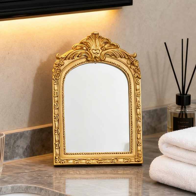 Vintage Arched Wall Mirror